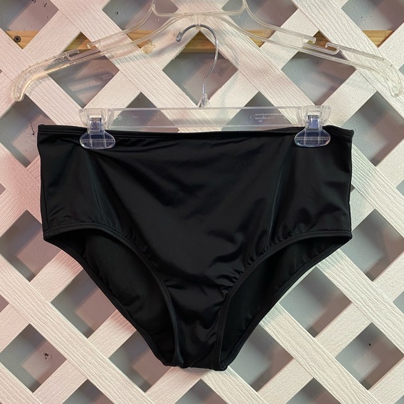 Kim Gravel x Swimsuits for All Flowy Tankini and Brief Set Onyx Palm Regular 8 - Picture 5 of 7